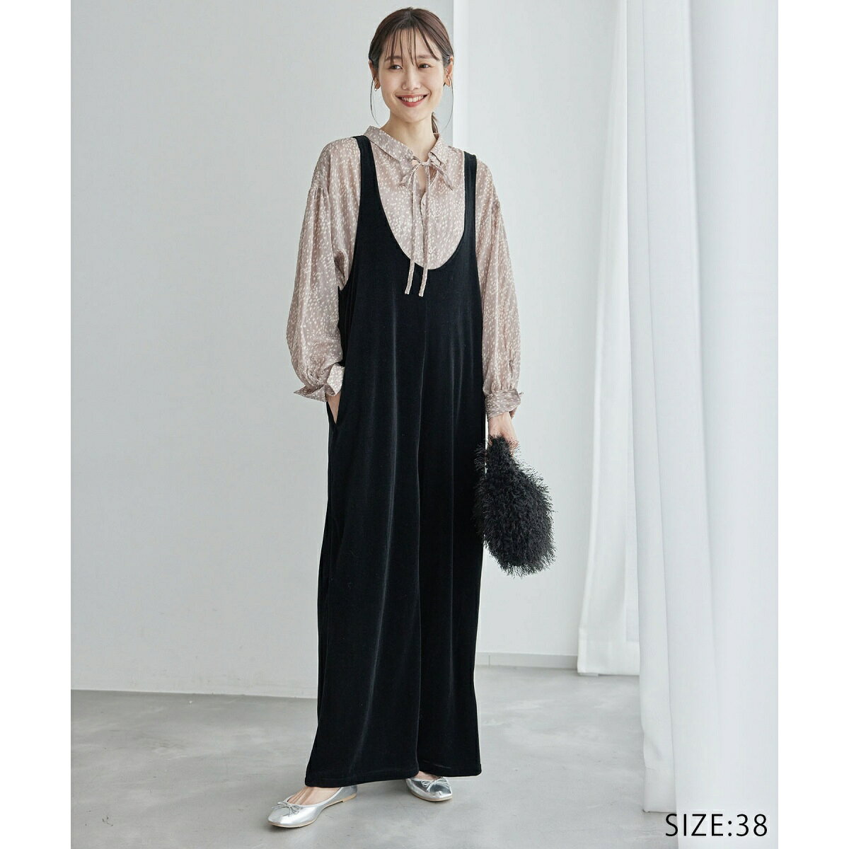 ベロアロンパース／ロペピクニック（ROPE' PICNIC） 0101marui-12660294 丸井(マルイ)楽天市場店 サンプル画像2