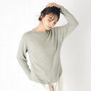 【シルクコットン日本製ワンマイルウエア】ラウンドネックプルオーバー/ローラ アシュレイ(LAURA ASHLEY)