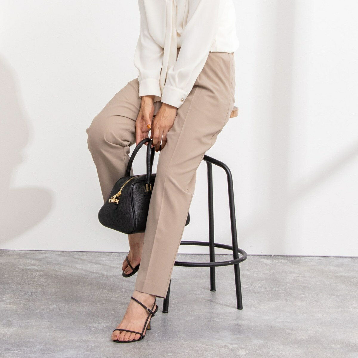 ウォッシャブルストレッチツイルインゴムパンツ／ノーリーズ（NOLLEY'S）