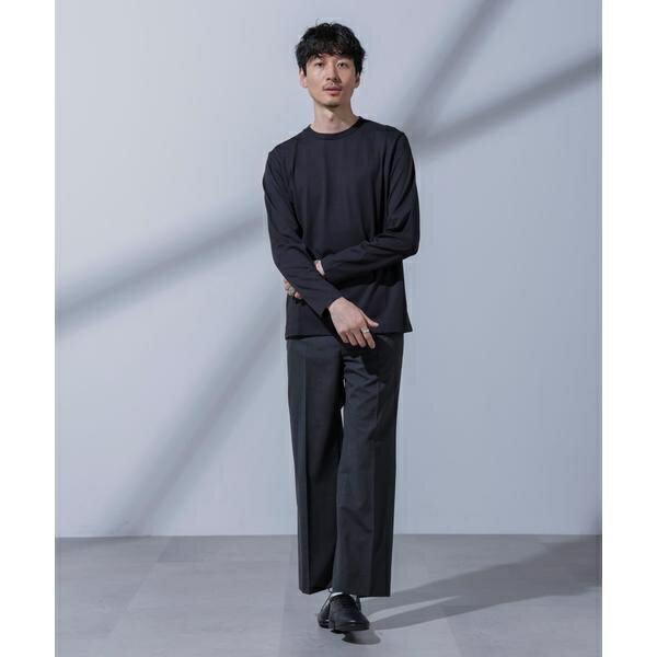 Anti Soaked(R)汗染み防止 クルーネックTシャツ 長袖／ナノユニバース（NANO universe）