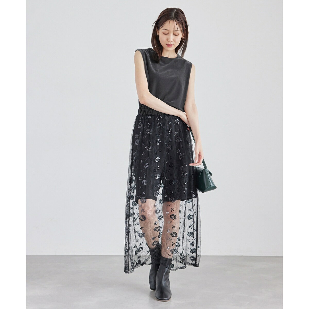 ベロアノースリーブカットトップス／ロペピクニック（ROPE' PICNIC） 0101marui-12664238 丸井(マルイ)楽天市場店 サンプル画像2