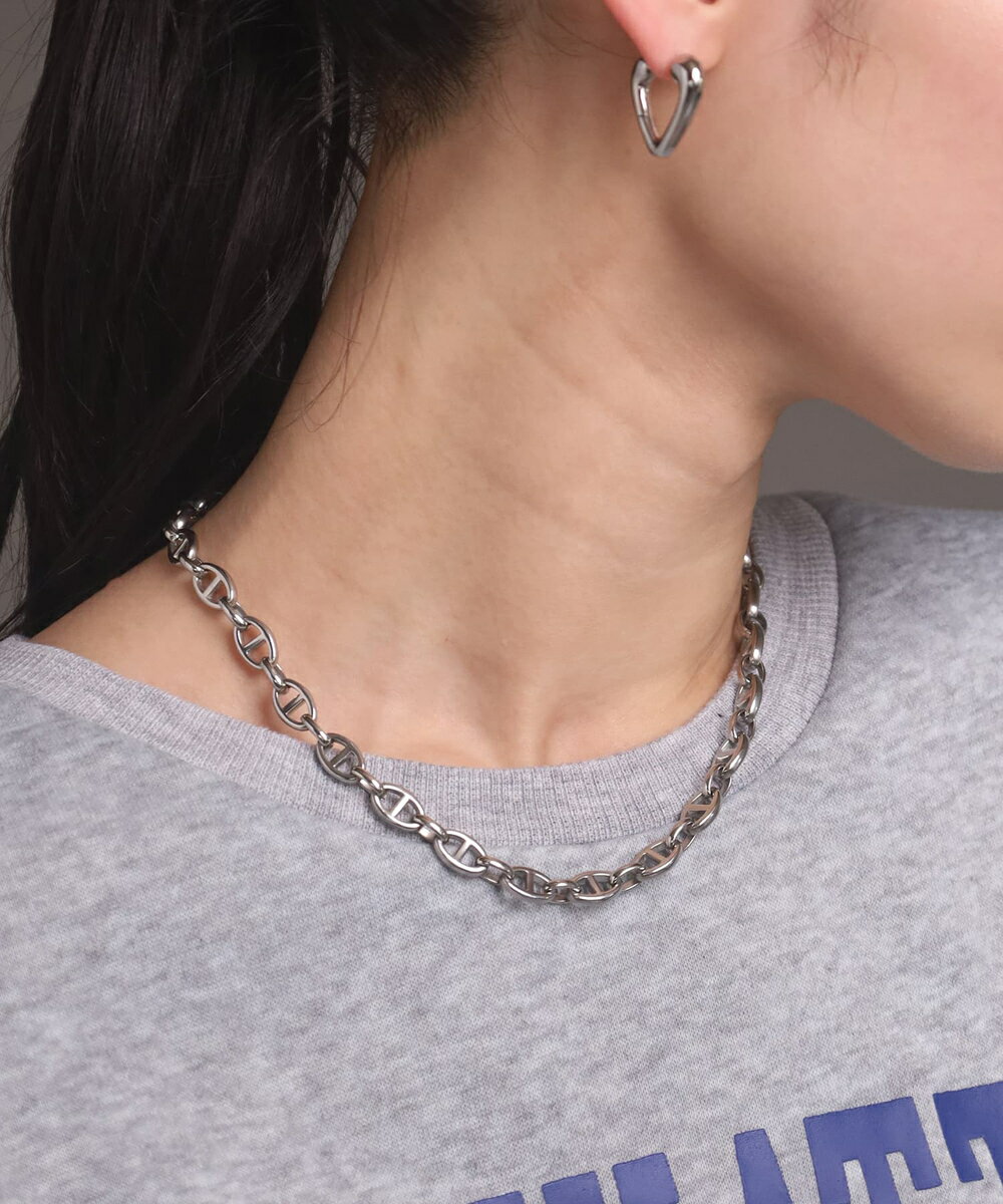 LHME マリンチェーンネックレス/シルバー/サージカルステンレス 金属アレルギー対応／エルエイチエムイー（LHME）