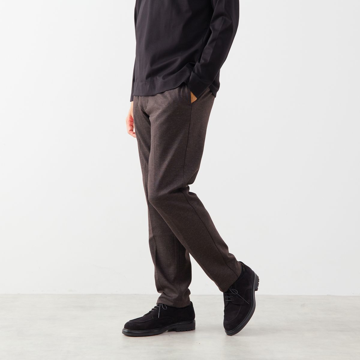 プリントテックジャージテーパードコンフォートパンツ(セットアップ可)/メンズメルローズ(MEN'S MELROSE)