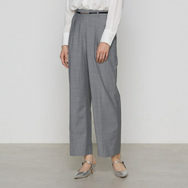 【セットアップ対応】2WAYストレッチトロ ワイドパンツ/コムサ(COMME CA)