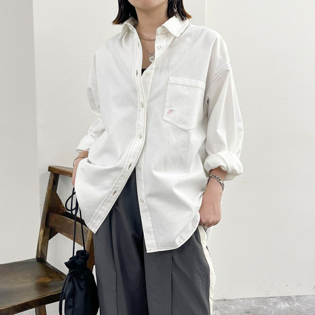 BASIC デニムシャツ／フレディ＆グロスター（FREDY＆GLOSTER）のサムネイル