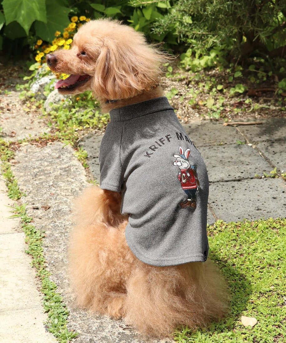 【伸縮性抜群！】もちのびTシャツラビット ドッグウェア ／クリフメイヤー（KRIFF MAYER）