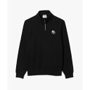 裏パイル地 ワンポイントプリントハーフジップスウェット トレーナー/ラコステ(LACOSTE)