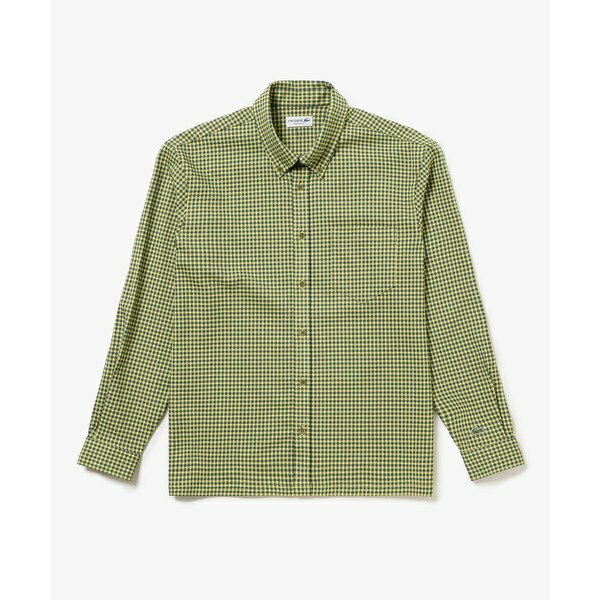 フランネルチェックボタンダウンシャツ/ラコステ(LACOSTE)