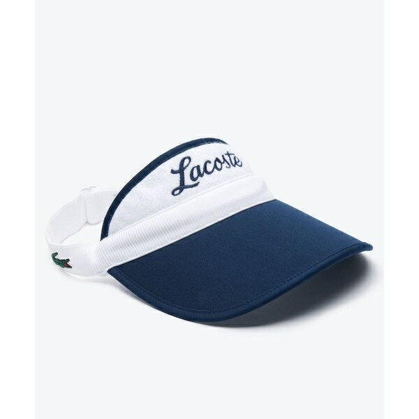 ネーム刺しゅうゴルフサンバイザー/ラコステ(LACOSTE)