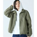 ヴィンテージウォッシュ加工 ツイルスタンドジップブルゾン / ジップアップブルゾン/ラコステ(LACOSTE)