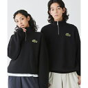 ハーフジップスタンドカラースウェット / スタンドジップ トレーナー/ラコステ(LACOSTE)