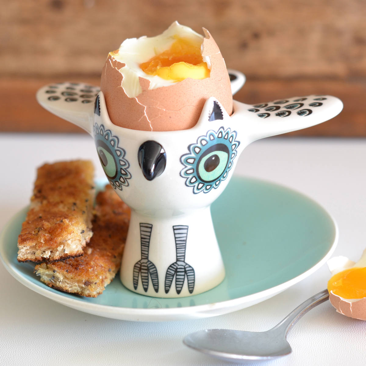 Hannah Turner エッグカップ Egg cups Owl �