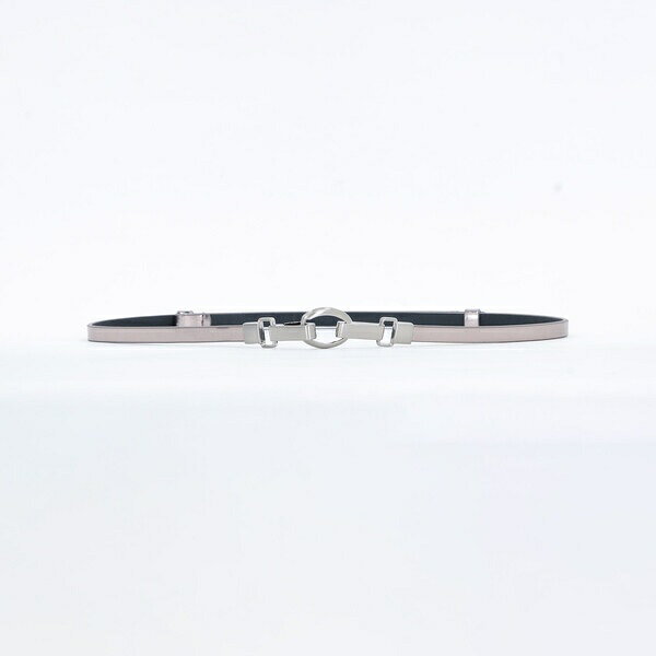 Faux leather slide hook belt (1.0cm width) / COMME CA ISM