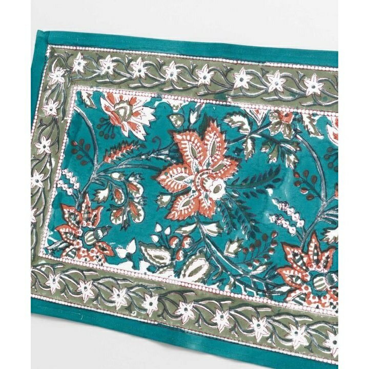 【チャイハネ】【ブロックプリント】ハマツブロックプレイスマット/チャイハネ(CAYHANE) [2]