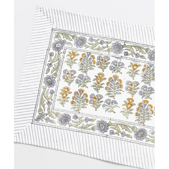 【チャイハネ】【ブロックプリント】ハマツブロックプレイスマット/チャイハネ(CAYHANE) [3]