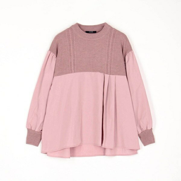 ニットブラウス ドッキングプルオーバー／グランドパーク（Grand PARK）