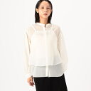 【ツインセット】コットン和紙シアー平織り シアージレ×ブラウス/ギャバジン K.T(Gabardine K.T)