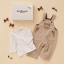 コーデュロイ オーバーオール&モックネックTシャツギフトセット【BOX付き】/ミキハウス ホットビスケッツ(MIKIHOUSE HOT BISCUITS)