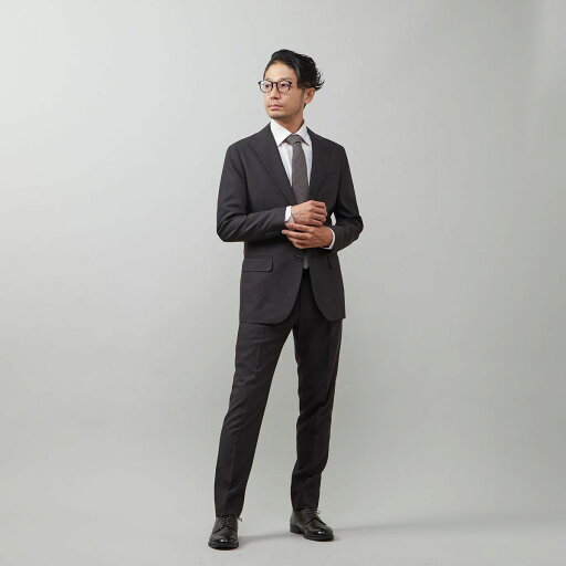 ピンチェック/ウォッシャブルスーツ/メンズメルローズ(MEN'S MELROSE) ピンチェック/ウォッシャブルスーツ/メンズメルローズ(MEN'S MELROSE)