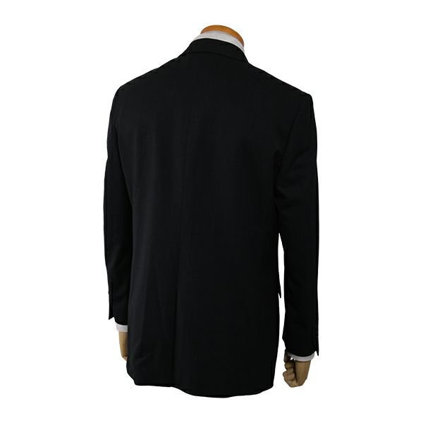 【KONAKA】2釦シングルスーツ スペアパンツ付き 秋冬 黒無地 ブラック 1タック 大きいサイズ／コナカ（konaka）