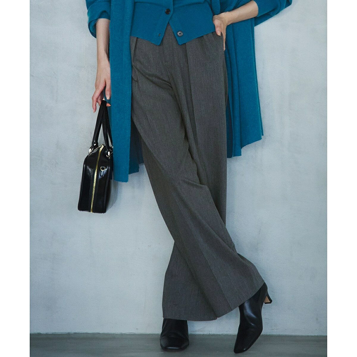 【CLASSY.11月号掲載/洗える】ドライ2WAYストレッチ ワイドパンツ／23区（23KU） 0101marui-12673605 丸井(マルイ)楽天市場店 サンプル画像3