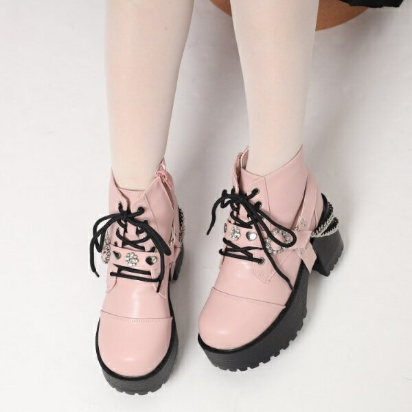 2WAYキラキラベルト付き厚底ブーツ／シーエス ティーアンドピー（cs T＆P）