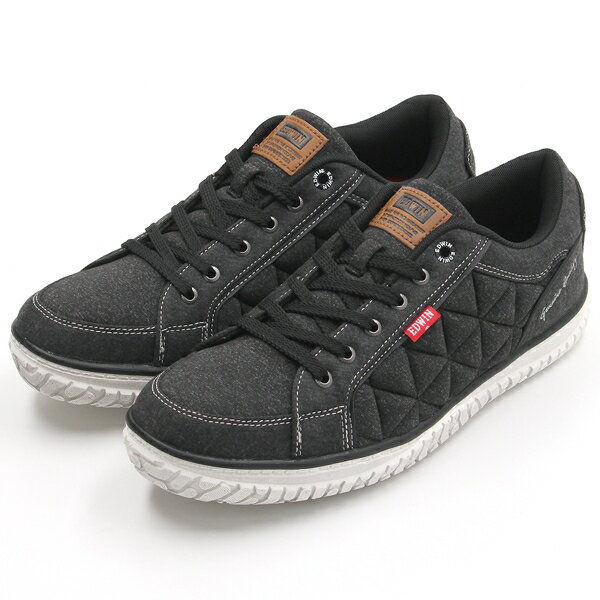 エドウイン 軽量 ふかふか クッション 幅広 防滑 おしゃれ スニーカー EDW-7763／エドウィン（EDWIN）