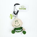 スヌーピー Nature チャーリー・ブラウン カラビナマスコット ぬいぐるみ キーホルダー/パーフェクト・ワールド・トーキョー(Perfect World T...