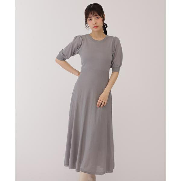 ◆バックリボンシアーニットワンピース/ジル バイ ジル スチュアート(JILL by JILL STUART)