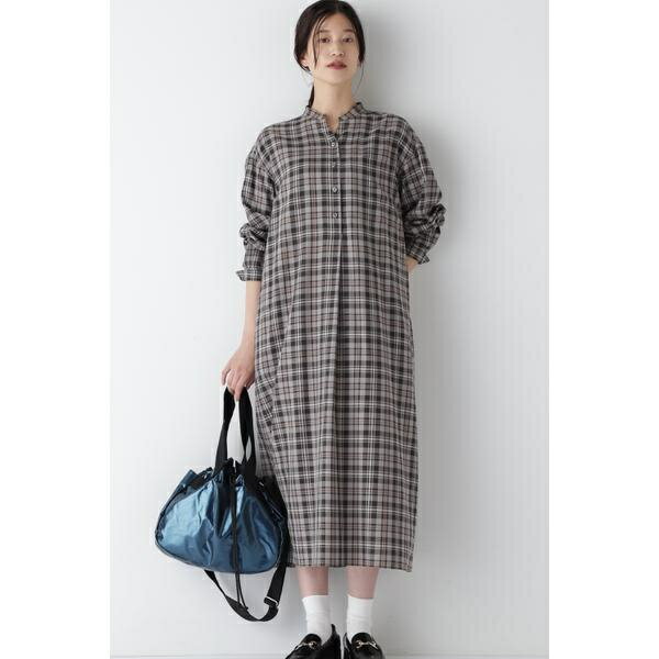 ◆オリジナルチェックシャツワンピース／ヒューマンウーマン（human woman）
