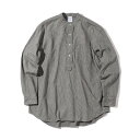 Southwick Gate Label: バンドカラー プルオーバー ハウンドトゥース ネルシャツ/シップス(SHIPS)