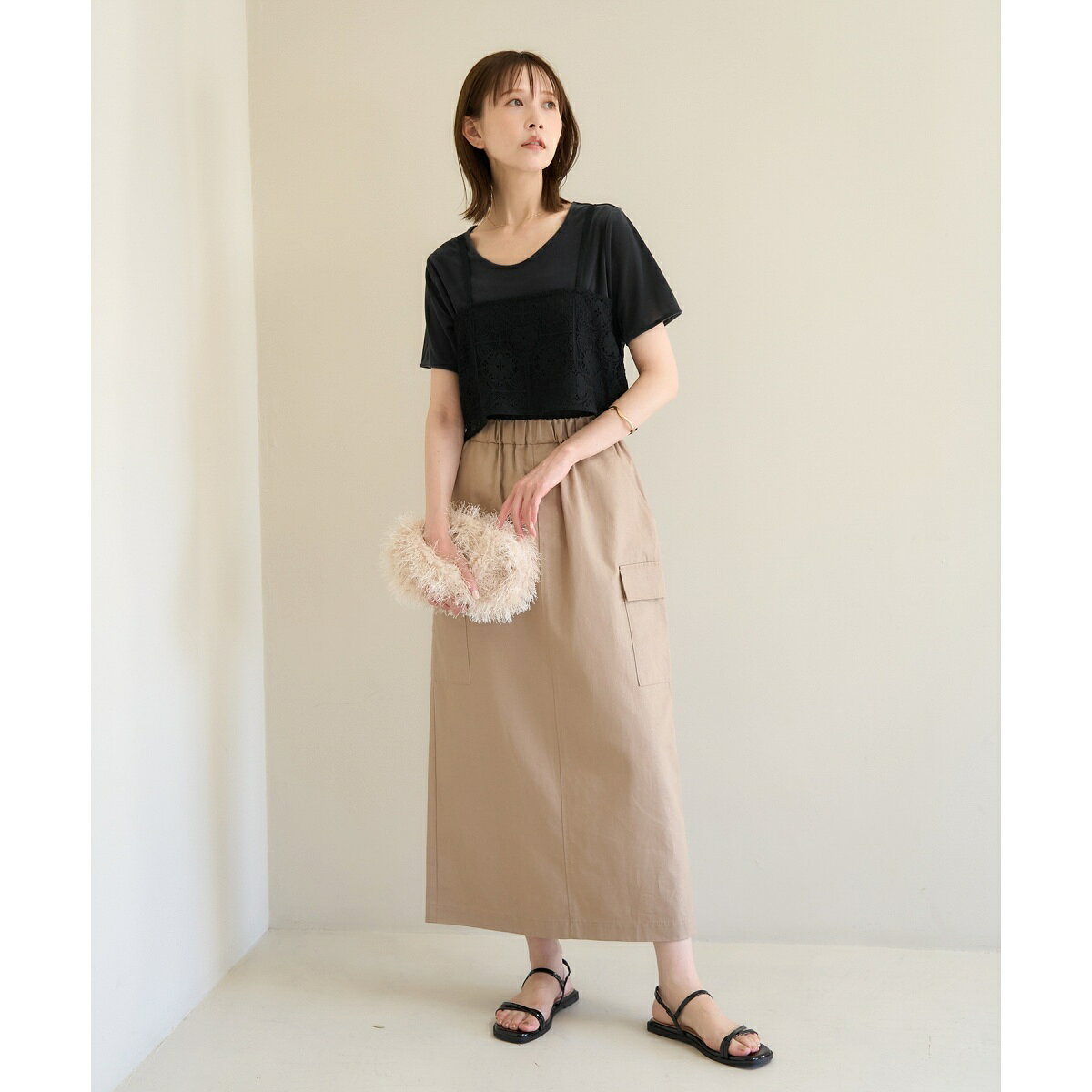 シアーベロアハーフスリーブカットトップス／ロペピクニック（ROPE' PICNIC） 0101marui-12677890 丸井(マルイ)楽天市場店 サンプル画像2