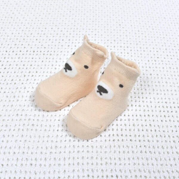 クマミミ付ソックス (8~13cm)／フィヨ デュ ベベ ルダクティオン（fillot de bebe reduction）