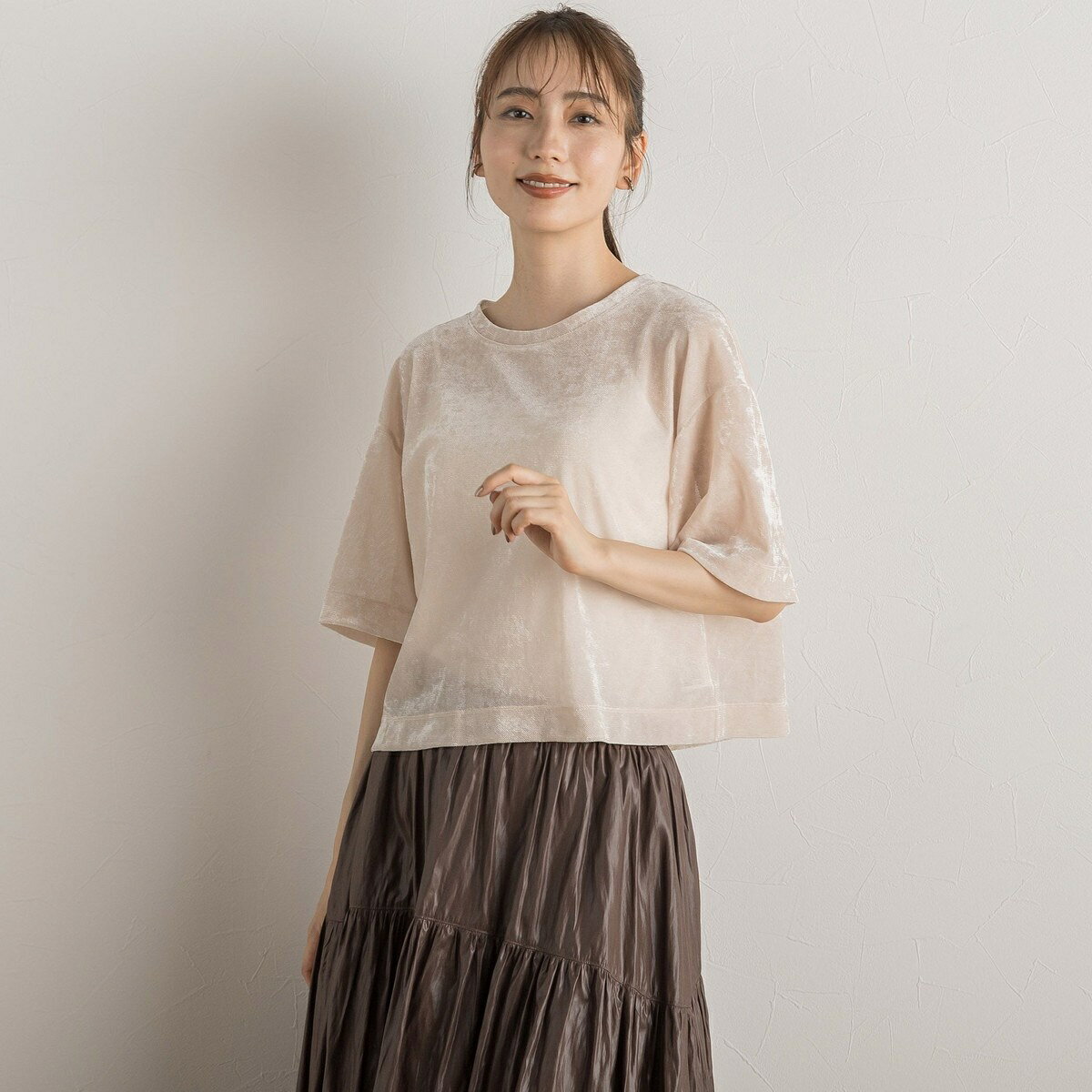 Other - シアーカームメッシュプルオーバー≪手洗い可能≫／ドロワットロートレアモン（Droite lautreamont）