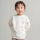 【WEB限定/DRC/やわらか薄手裏毛】ワンポイント刺しゅうトレーナー/ブランシェス(branshes)