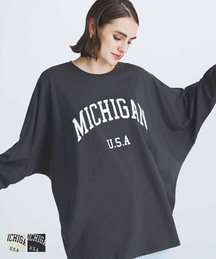 ロゴ ドルマン トップス 全2色／コカ（coca）のサムネイル