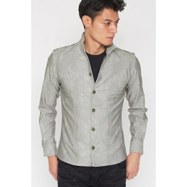 TORNADO MART∴HTフラワーデニム柄プリントシャツ／トルネードマート（TORNADO MART）