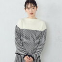 ヘリンボーン柄ニット / セットアップ対応/コムサイズム(COMME CA ISM)