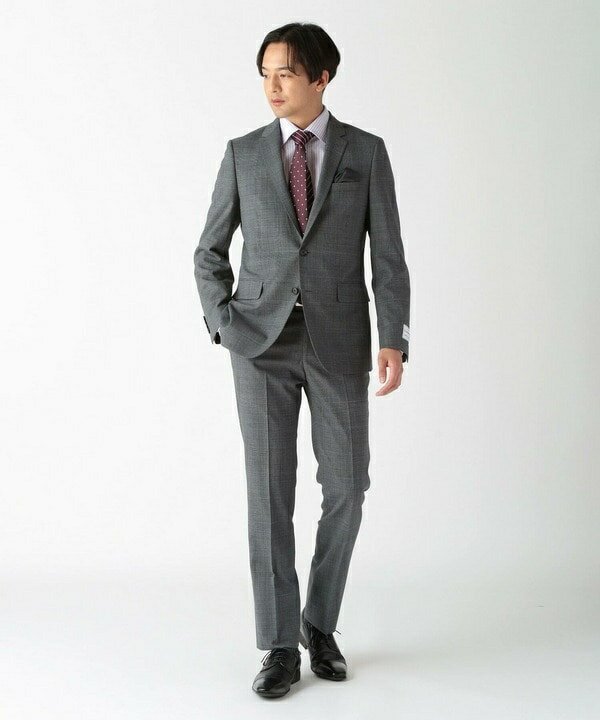 TWグレンチェックスーツ（同素材ベストあり）／クラウデッドクローゼット（CROWDED CLOSET）