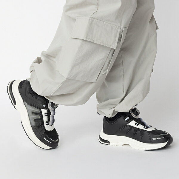 MADFOOT! マッドフット キッズ ダイヤルシューズ【幅広3E】ボリュームソールスニーカー ／アスビー（ASBee）のサムネイル