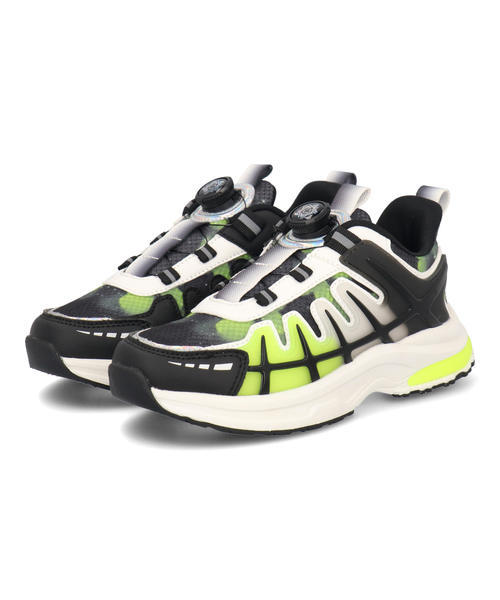 MADFOOT! マッドフット キッズ ダイヤルシューズ【幅広3E】ボリュームソールスニーカー ／アスビー（ASBee）のサムネイル