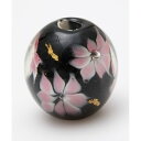 【カヤ】箔花とんぼ玉2cm/カヤ(kaya)(4)