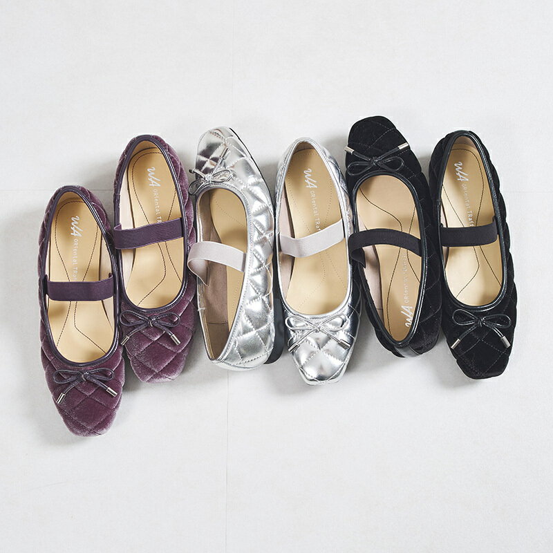 キルティングデザインバレエシューズ/42307／オリエンタルトラフィック（ORiental TRaffic）