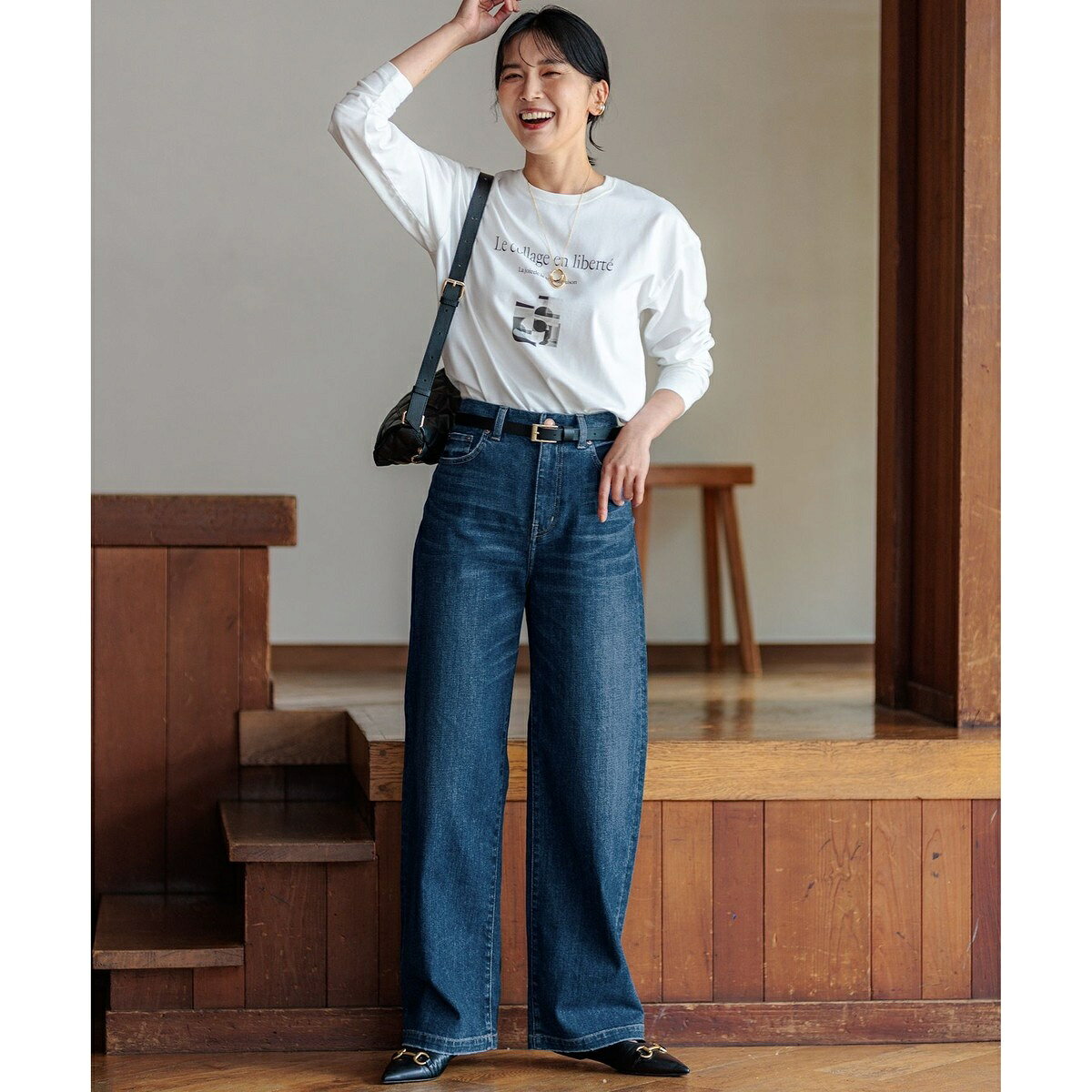 【洗える】Le collage ロゴロンTEE／23区（23KU） 0101marui-12691411 丸井(マルイ)楽天市場店 サンプル画像2