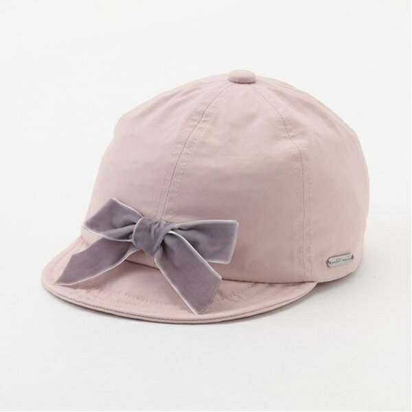 ベロアリボンキャップ／プティマイン（petit main）