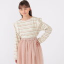 SHIPS KIDS:140〜150cm / オーガニック コットン フリル プルオーバー/シップス(SHIPS)(4)