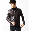 LAMB LEATHER スタンドカラーブルゾン/MKオム(MK homme)