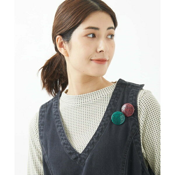 [日本製]スカルプセットブローチ／ジャンニ・ロ・ジュディチェ（GIANNI LO GIUDICE）