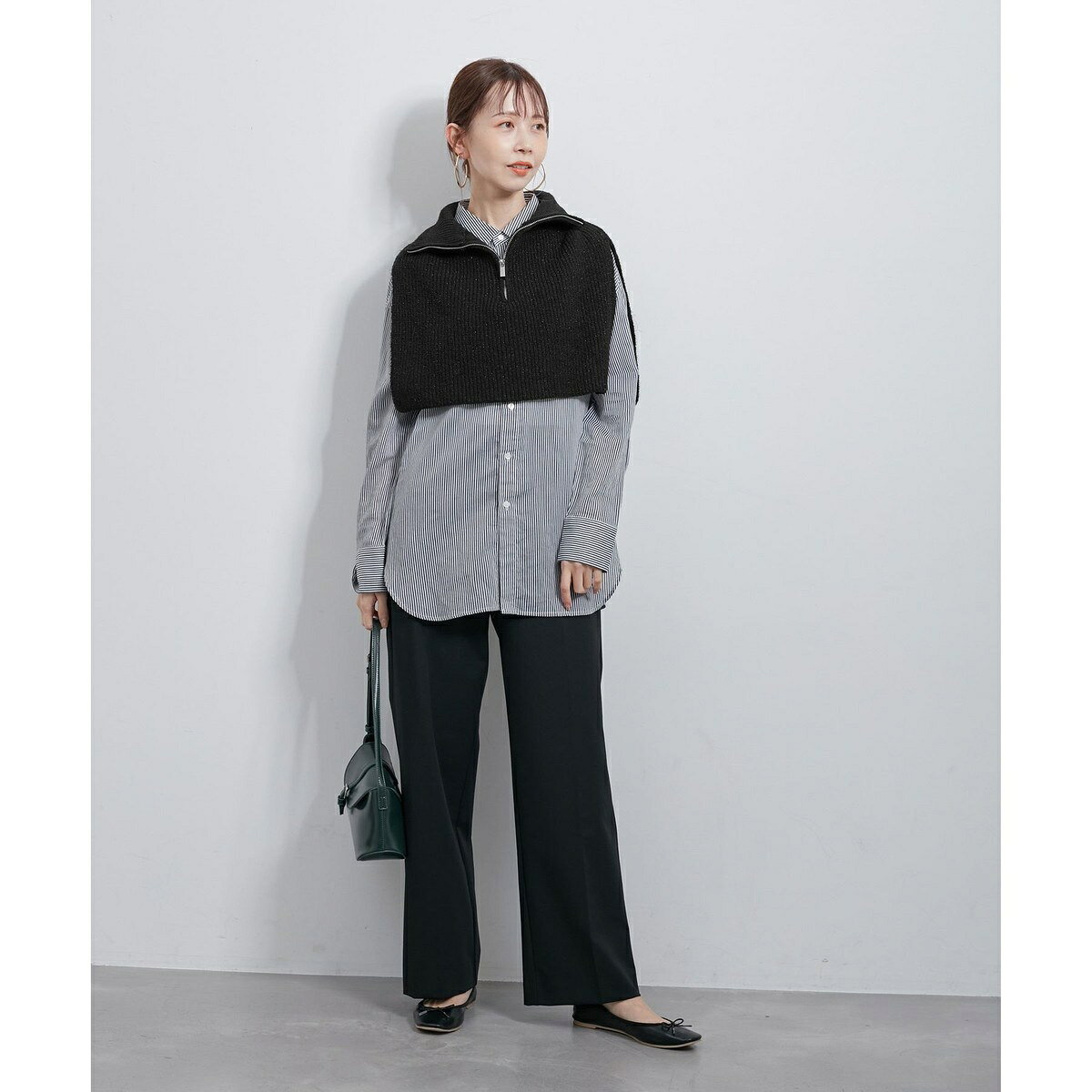 ラメニットハーフジップベスト／ロペピクニックパサージュ（ROPE' PICNIC PASSAGE） 0101marui-12696966 丸井(マルイ)楽天市場店 サンプル画像2
