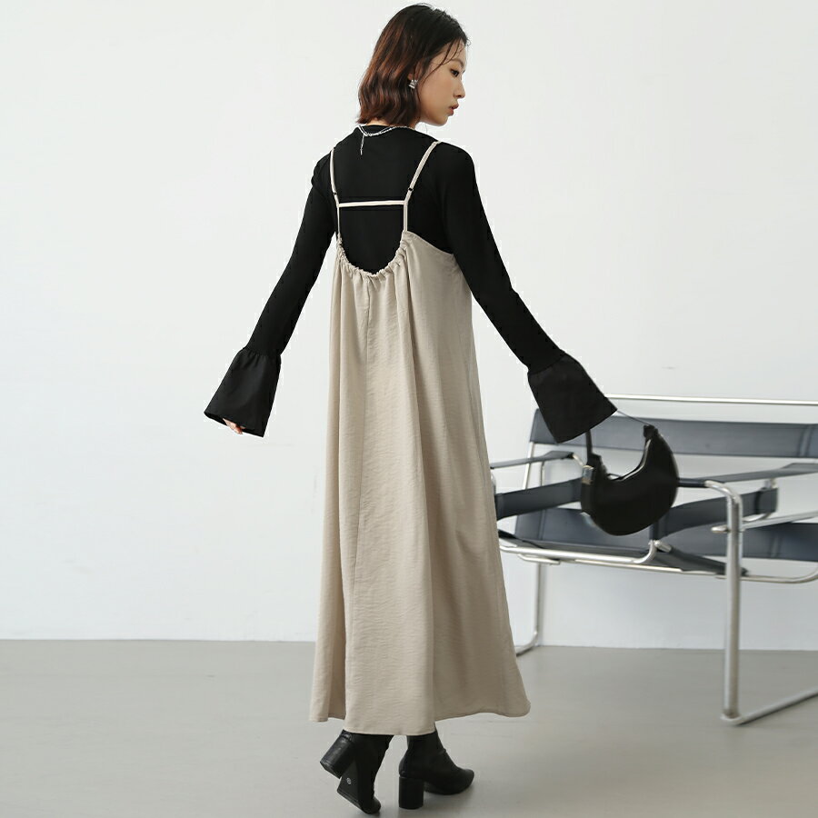 オールインワン スカート ワンピース／ドゥーベル（Doux Belle）